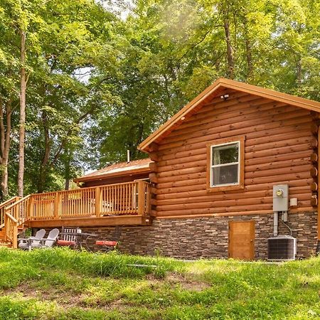 Secluded Wooded Cabin Near The Hocking Hills New Straitsville エクステリア 写真
